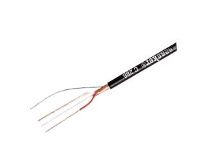 Przewód mikrofonowy, 2x0,22mm2, czarny, OFC, -1570C C286 BLACK