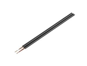 Przewód mikrofonowy, 2x0,12mm2, czarny, OFC, -1570C C124