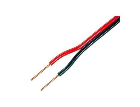 Przewód głośnikowy, 2x1,5mm2, linka, OFC, czarno-czerwony, 49V C102-1.50