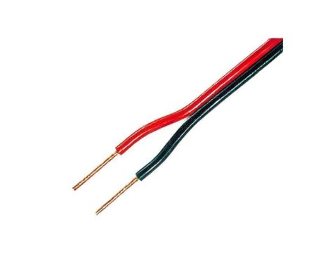 Przewód głośnikowy, 2x2,5mm2, linka, OFC, czarno-czerwony, 49V C102-2.50