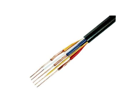 Przewód AV, 2x0,12mm2,3x0,12mm2, OFC, czarny, 5, linka, PVC, 49VAC C125