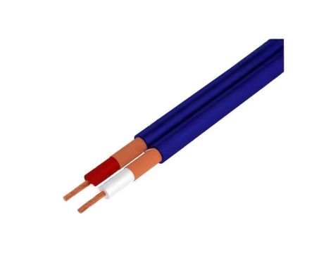 Przewód mikrofonowy, 2x0,25mm2, niebieski, OFC, -1570C C121 BLUE