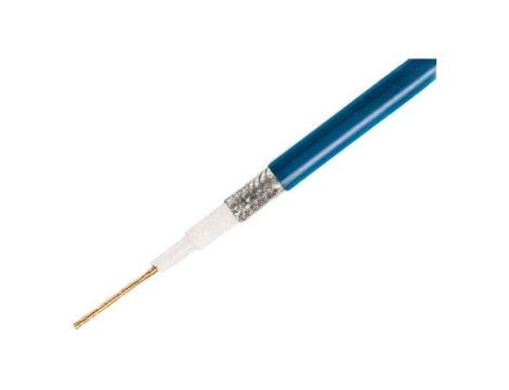 Przewód mikrofonowy, 1x0,75mm2, niebieski, cynowana,OFC C209-BLUE