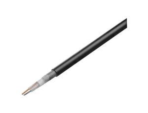 Przewód mikrofonowy, 2x0,35mm2, czarny, OFC, -4080C, Øprzew: 6mm C128 BLACK PUR