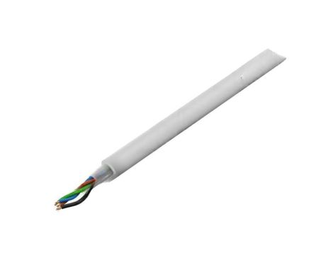 Przewód montażowy, 1x0,5mm2,3x0,35mm2, linka, 49V, biały TSK1174 WHITE