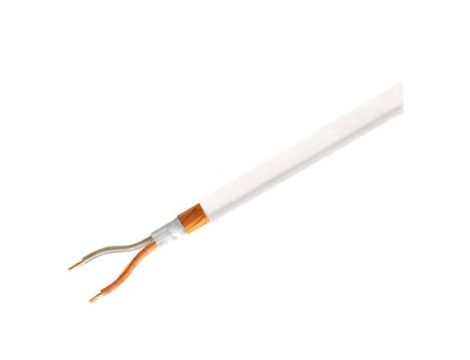 Przewód mikrofonowy, 2x0,25mm2, biały, OFC, -1570C, Øprzew: 6mm C114 WHITE