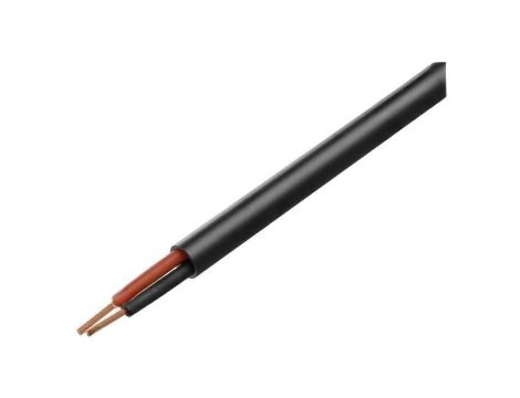 Przewód głośnikowy, 2x4mm2, linka, OFC, czarny, nieekranowany TSK404 CPR CCA