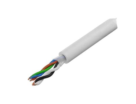 Przewód montażowy, 2x0,5mm2,3x0,35mm2, linka, 49V, biały TSK1176 WHITE