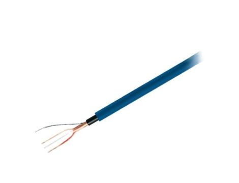 Przewód mikrofonowy, 1x2x0,22mm2, niebieski, OFC, -1570C C301 BLUE