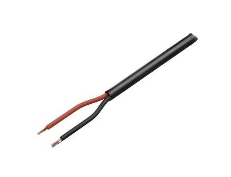 Przewód głośnikowy, 2x1,5mm2, linka, OFC, czarny, nieekranowany C275 LSZH