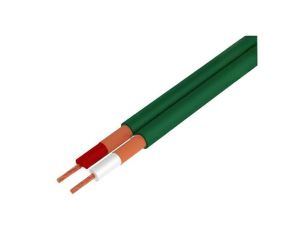 Przewód mikrofonowy, 2x0,25mm2, zielony, OFC, -1570C C121 GREEN
