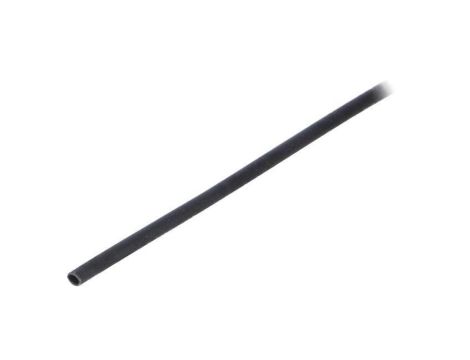 Rurka termokurczliwa, 3: 1, 1,5mm, L: 1m, czarny, Gr.ścianki: 0,5mm 319-00150