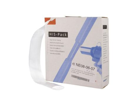 Rurka termokurczliwa, 2: 1, 25,4mm, L: 5m, przezroczysty, kartonowe 300-32543