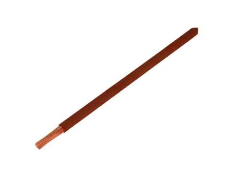 Przewód pomiarowy, LiY, linka, Cu, 0,25mm2, PVC, brązowy, 100V, 50m, Klasa: 5 125-058