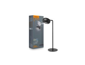 Lampka Biurkowa LED 3W 300lm 5500K Zimna Czarna Ściemnialna Videx