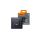 Gniazdo z Ramką USB-A + USB-C 20W 16A Natynkowe Czarne BINERA VIDEX