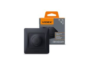 Ściemniacz z Ramką 600W 10A Natynkowy Czarny BINERA VIDEX