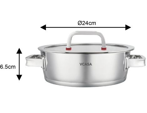 VCASA GARNEK SIERRA Z POKRYWĄ 3L NISKI