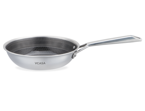 VCASA PATELNIA STAL NIERDZEWNA TRI-PLY Z POWŁOKĄ CERAMICZNĄ PPG FUSION EDGE 20cm - 3