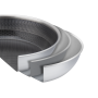 VCASA PATELNIA STAL NIERDZEWNA TRI-PLY Z POWŁOKĄ CERAMICZNĄ PPG FUSION EDGE 20cm - 3