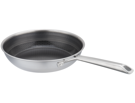 VCASA PATELNIA STAL NIERDZEWNA TRI-PLY Z POWŁOKĄ CERAMICZNĄ PPG FUSION EDGE 24cm - 3