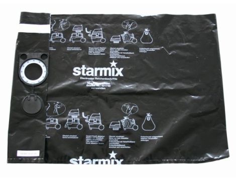 Worki STARMIX PE Azbest 25/35 polietylen, kpl 5 szt