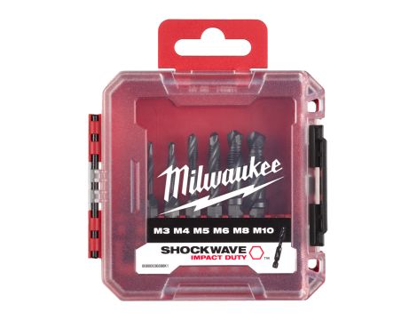 Milwaukee - 1/4" Zestaw Kombi Gwintowników HSG-G - 6szt. - 4932498267 - 2