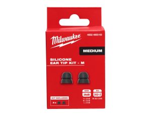 Milwaukee - 5 par silikonowych kocówek dousznych M - 4932493363 - image 2