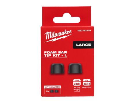 Milwaukee - 5 par wymiennych pianek z pamięcią kształtu L - 4932493359 - 2