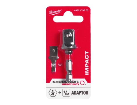 Milwaukee - Adapter 1/4 Hex - 1/2 kwadrat - 4932478803 - 2