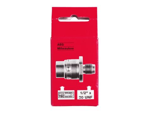 Milwaukee - Adapter Fixtec -> 1/2" x 20 (PLH16QEX,V28HX,V18HX,PLH26QEX,PH30PowerX,KH26XE,KH24XE,KH28SuperXE,BH26LXE,PH26X) - 4932399154 - 2