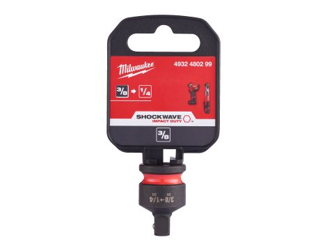 Milwaukee - Adapter nasadek udarowych 3/8" - 1/4" Hex - 4932480299 - 2