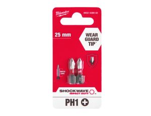 Milwaukee - Bit Shockwave PH1 25mm-2szt. - 4932430850