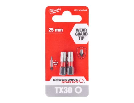 Milwaukee - Bit Shockwave TX30 25mm-2szt. - 4932430885 - 2