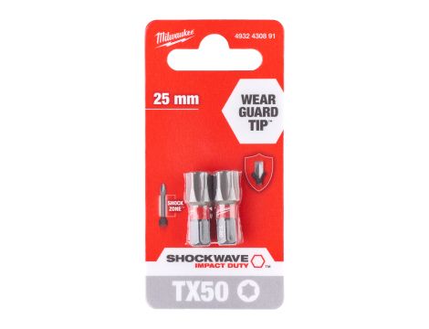 Milwaukee - Bit Shockwave TX50 25mm-2szt. - 4932430891 - 2