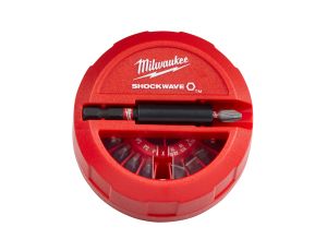 Milwaukee - Bit Shockwave zestaw 15szt. - 4932430904 - opakowanie 10 szt. Cena za kpl.