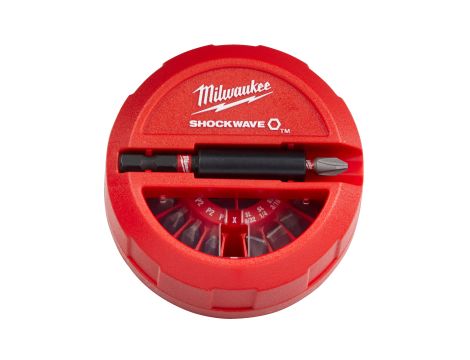 Milwaukee - Bit Shockwave zestaw 15szt. - 4932430904 - opakowanie 10 szt. Cena za kpl.