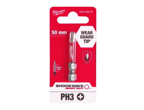 Milwaukee - Bit udarowy Shockwave PH3 50mm - 4932430858 - 2