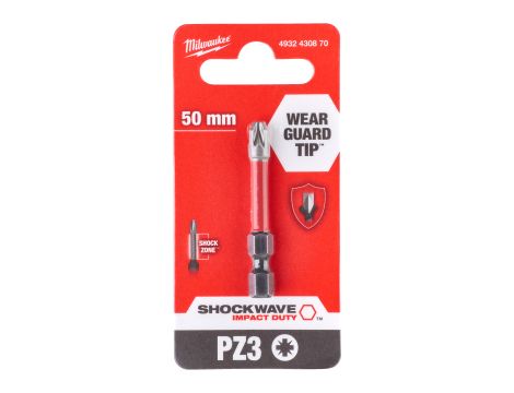 Milwaukee - Bit udarowy Shockwave PZ3 50mm - 4932430870 - 2