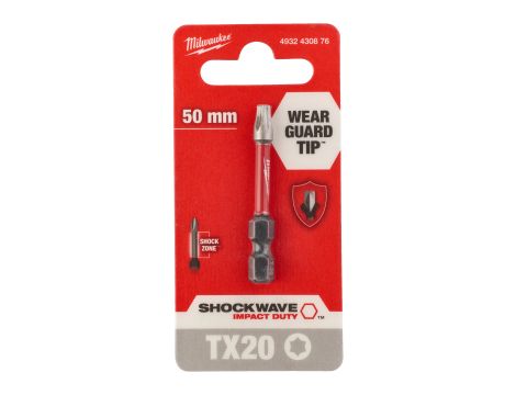 Milwaukee - Bit udarowy Shockwave TX20 50mm - 4932430876 - 2