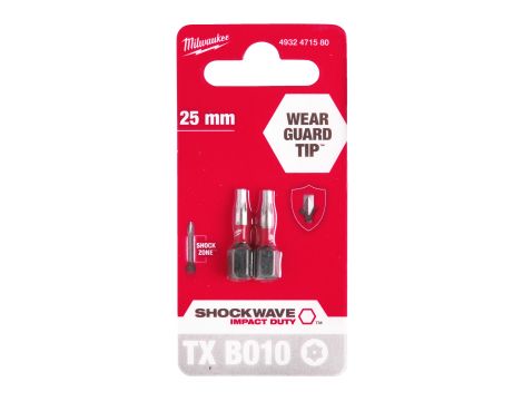 Milwaukee - Bity udarowe ShW TX BO10 25mm-2 szt. - 4932471580 - 2