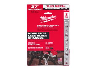 Milwaukee - Brzeszczot do piły taśmowej 687.57 X 12/14 - 3 szt. - 48390711 - image 2