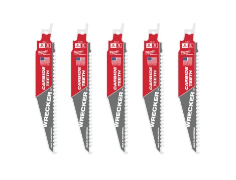 Milwaukee - Brzeszczot TCT WRECKER z węglikiem 150/6T - 5 szt. - 48475541