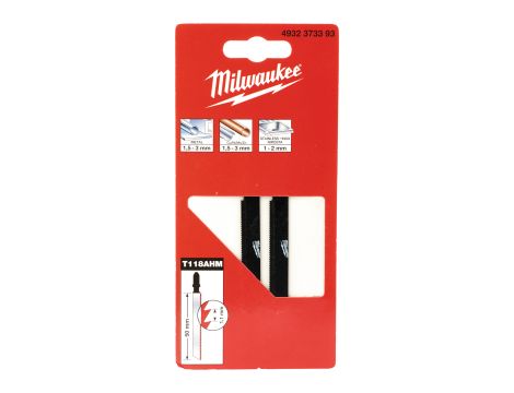 Milwaukee - Brzeszczoty 50/1,1 mm 1 op. = 2 szt. - 4932373393 - 2