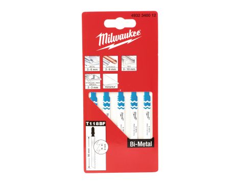 Milwaukee - Brzeszczoty 55/2 mm Bi-Metal 1 op. = 5 szt. - 4932340012 - 2