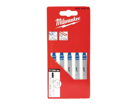 Milwaukee - Brzeszczoty 66/1,2 mm 1 op. = 5 szt. - 4932345826 - 2