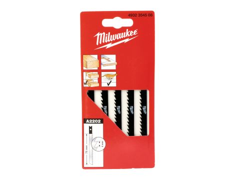 Milwaukee - Brzeszczoty 75/4 mm B&D 1 op. = 5 szt. - 4932354508 - 2