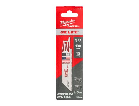Milwaukee - Brzeszczoty Bimetal 100/18T - 5 szt. - 48475183 - 2
