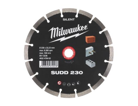 Milwaukee - Cicha tarcza diamentowa SUDD 230mm - 4932479463