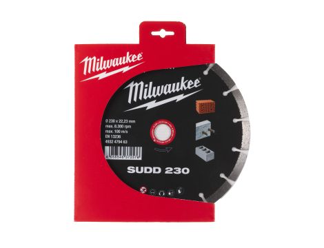 Milwaukee - Cicha tarcza diamentowa SUDD 230mm - 4932479463 - 2